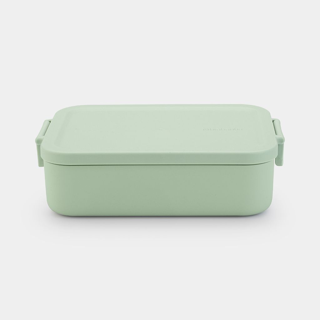 Caja para almuerzo Make & Take Mediana, plástico - Jade Green