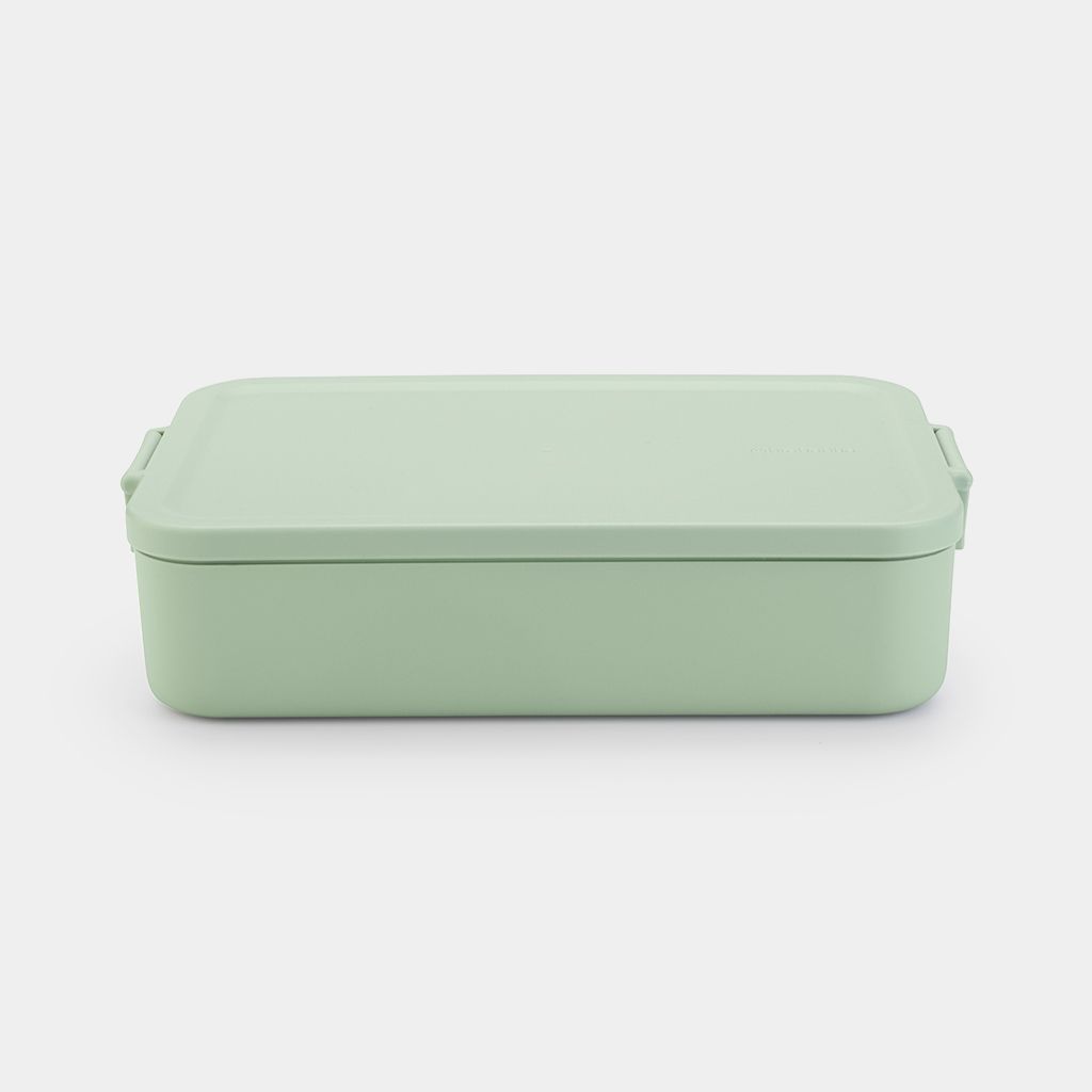 Make & Take Lunch Box Large, Plastic - Jade Green