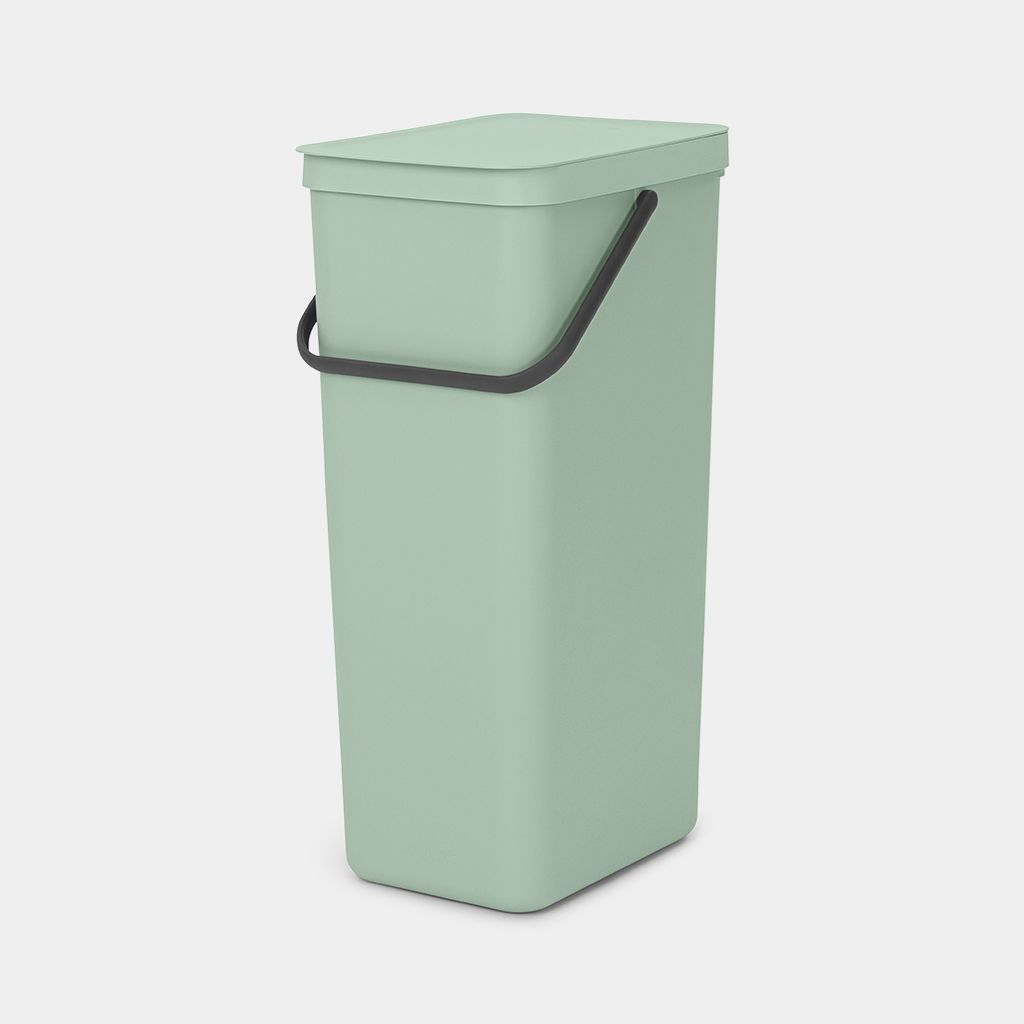 Sort & Go Recycle Bin 40 litre - Jade Green