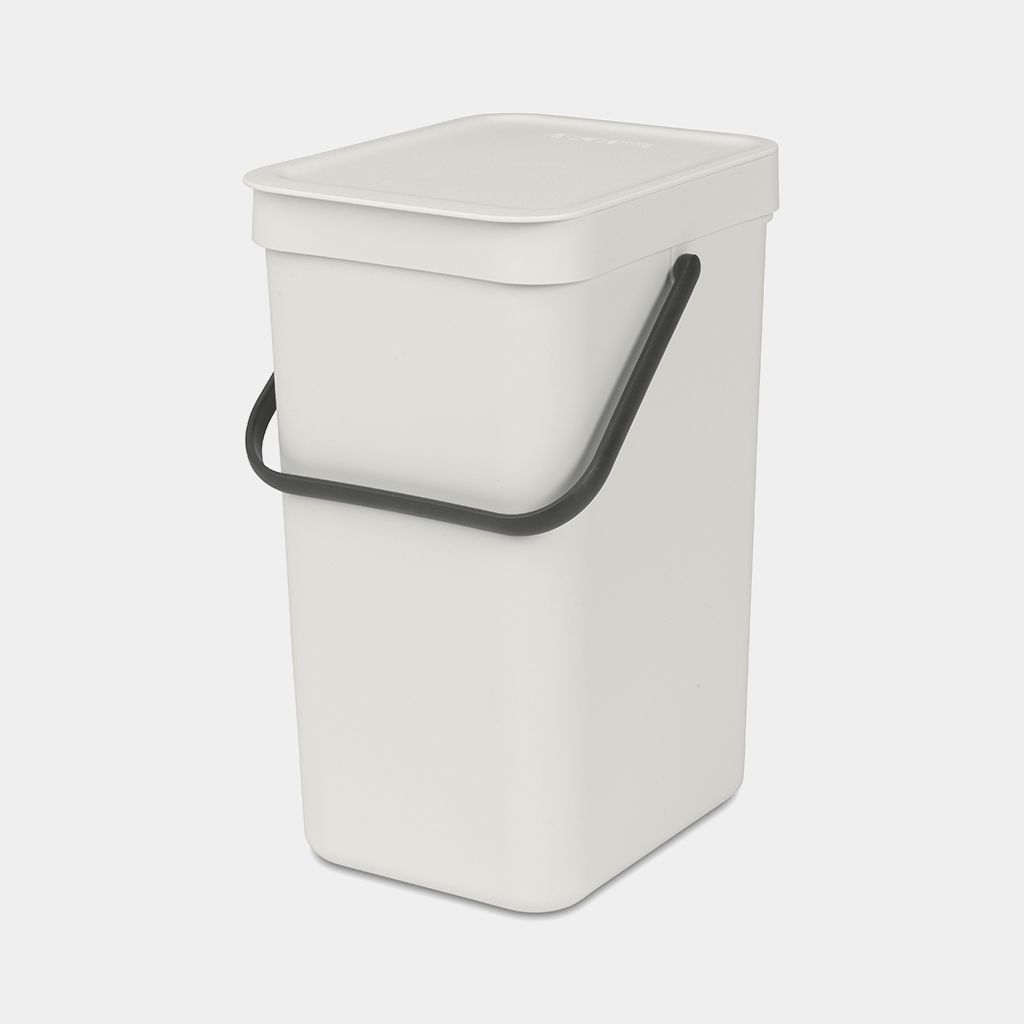 Sort & Go Abfallbehälter 12 Liter - Light Grey