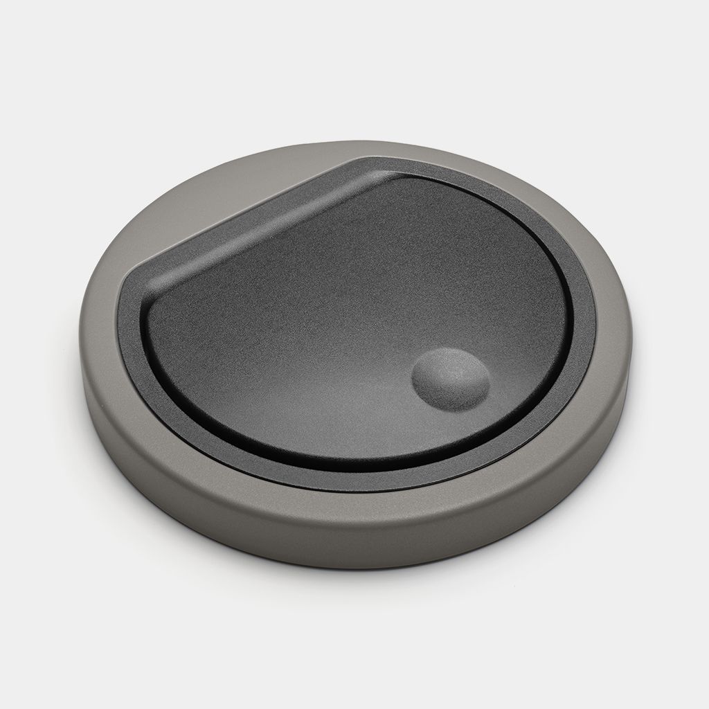Deksel Flat Top Touch Bin, 30 liter of 20 liter - Mineral Concrete Grey