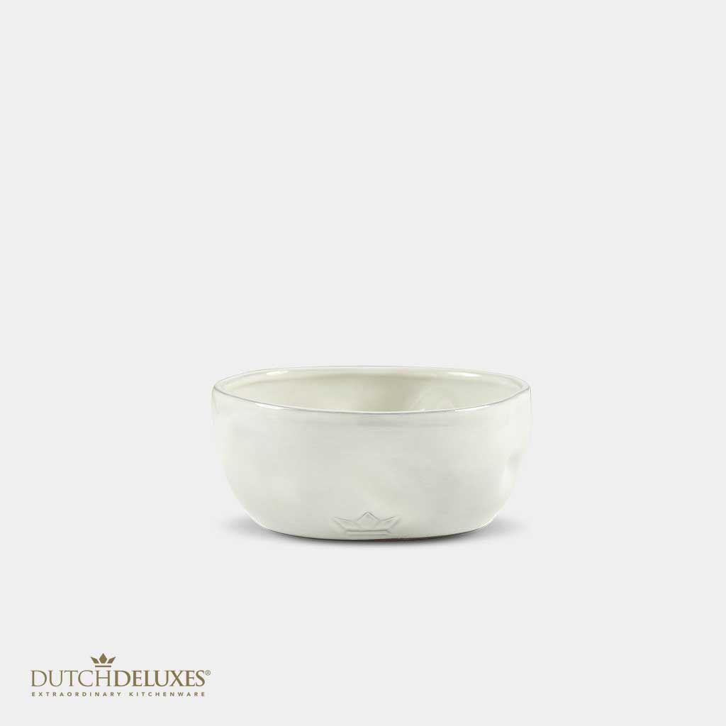 Dented Bowl - Medium - 2 stuks Wit