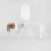 HangOn Drying Rack 25 metres with rod - White - with Free Sock holder
