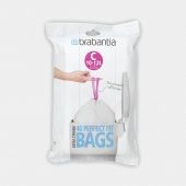 PerfectFit Bags Code C (10-12 litre), Dispenser Pack, 40 Bags