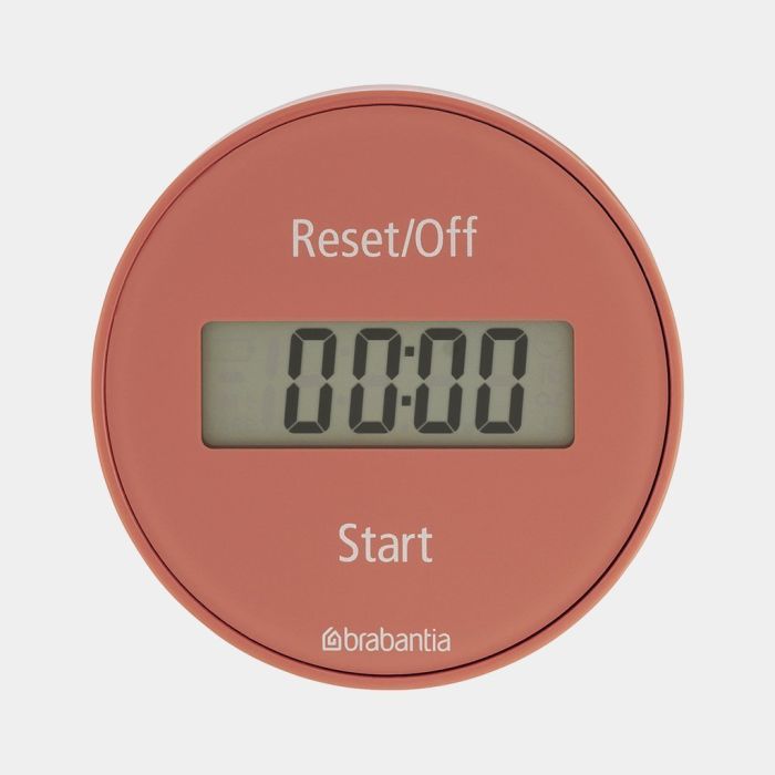 Kitchen Timer Magnetic, TASTY+ - Terracotta Pink | Brabantia
