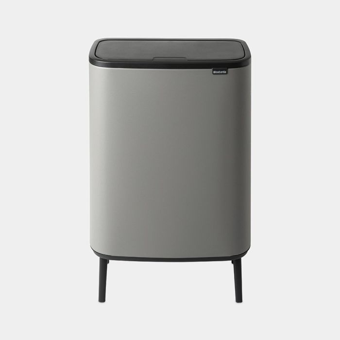 Bo Touch Trash Can Hi 16 gallon (60L) - Mineral Concrete Gray