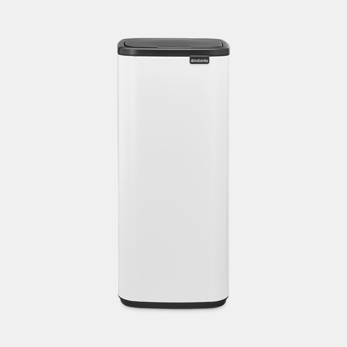NewIcon Step on Trash Can 8 gallon (30 liter) - White | Brabantia