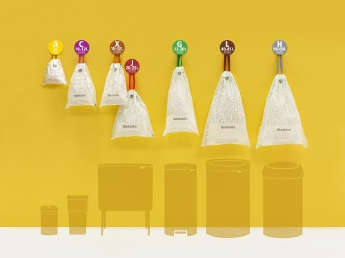 Brabantia präsentiert neues Musterdesign und neue Verpackungen für PerfectFit Müllbeutel