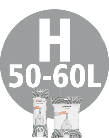 Brabantia H sacchetti spazzatura 50-60 litri