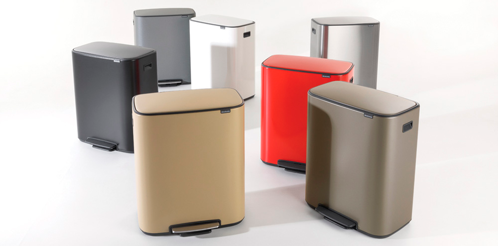 Brabantia presenta su nueva gama de cubos de basura de diseño
