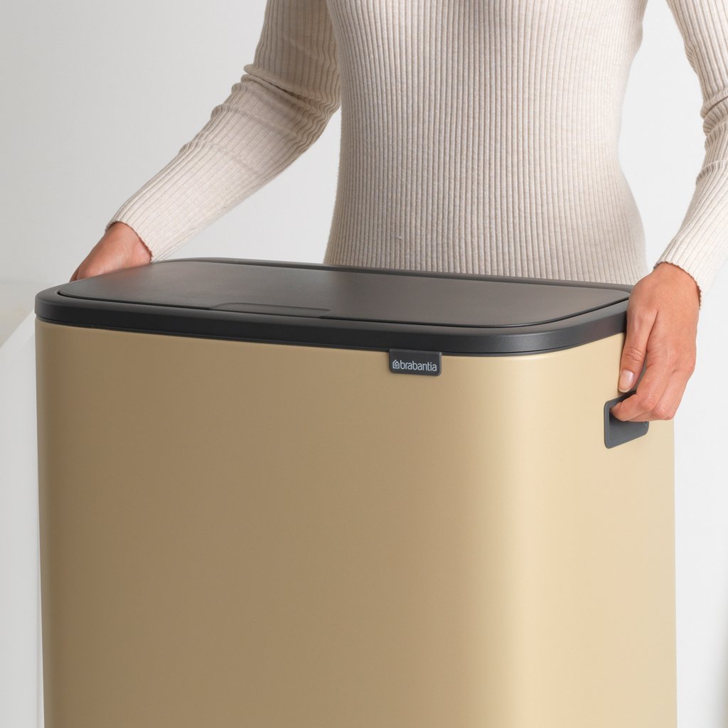 Brabantia Bo Touch Bin poubelle 60 litres avec seau intérieur