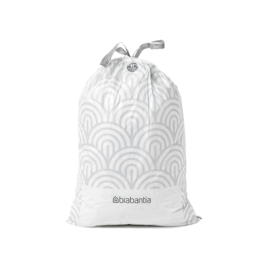 Brabantia Perfectfit Trash Bags, Code H, 13.2-16 Gallon, 50-60