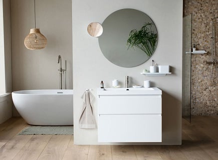 Nouvelle collection MindSet de Brabantia avec accessoires de salle de bains luxueux.