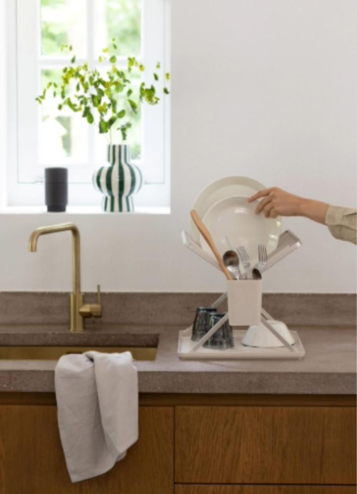 Dish drying rack & mat