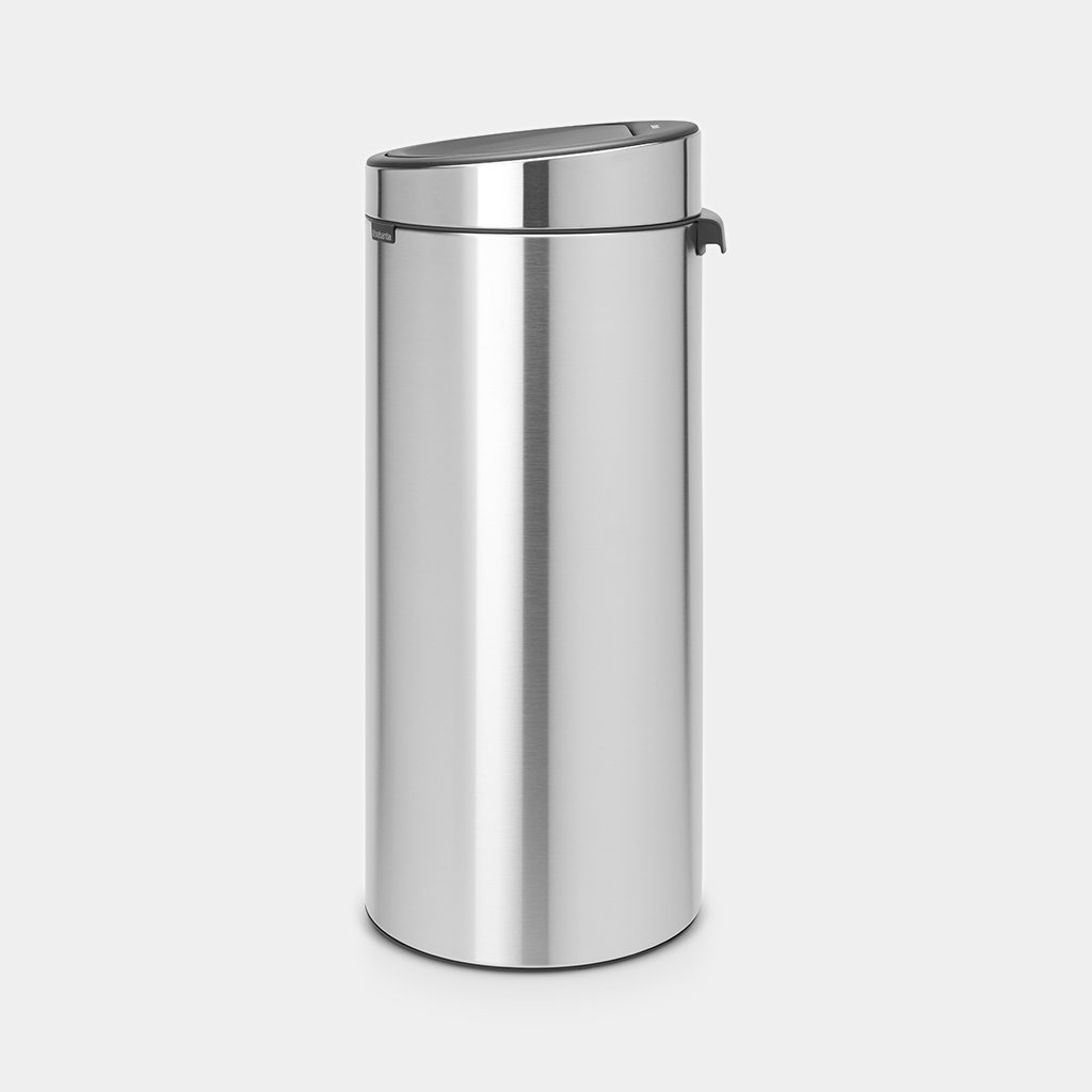 Touch Bin New 30 litre Matt Steel Brabantia