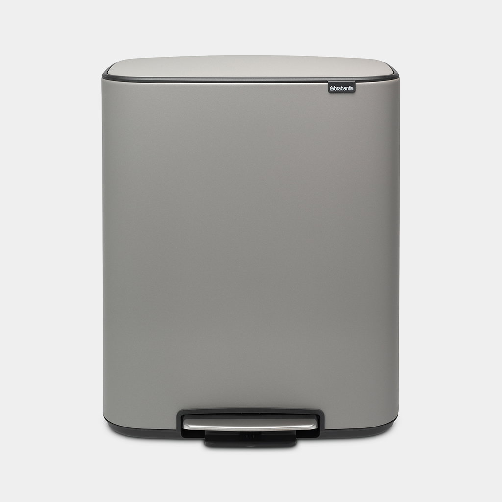 Bo Treteimer 60 Liter Mineral Concrete Grey Brabantia