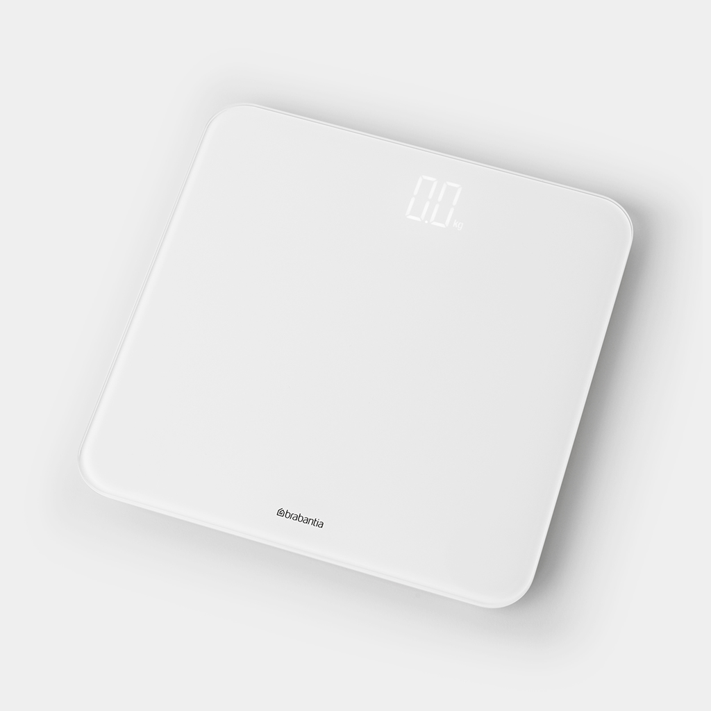 Bathroom Scales ReNew, battery Powered White Brabantia