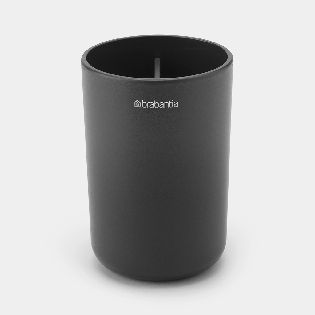 Toothbrush Holder ReNew, with insert Dark Grey Brabantia
