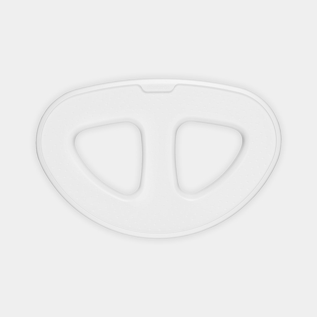 Laundry Bin Lid, 55 litre, Selector White Brabantia