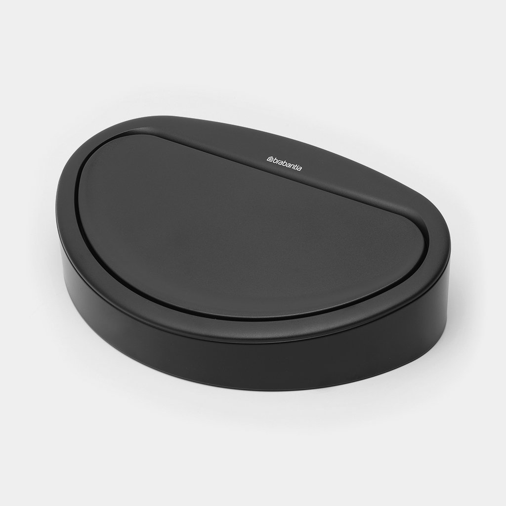 Lid Touch Bin New, 40 litre Matt Black Brabantia