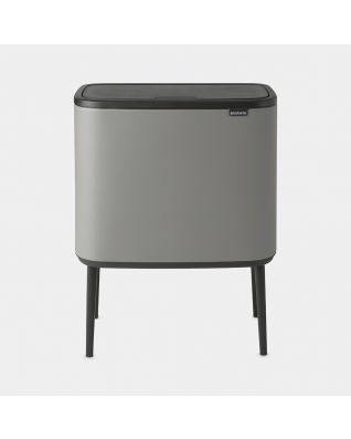 Bo Touch Bin 11 + 23 litros - Mineral Concrete Grey