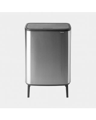 Bo Touch Bin Hi 2 x 30 litros - Matt Steel Fingerprint Proof