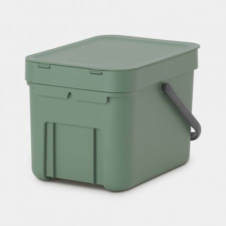 Mint Green 6 L Brabantia Sort and Go Food Waste Caddy Plastic 