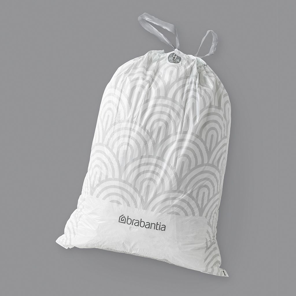 Brabantia Waste Bin Liners PerfectFit Bags 10 Pack 50-60 Litre Size Code H 