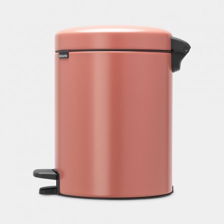 Dierentuin s nachts Spotlijster snap NewIcon Pedaalemmer 5 liter - Terracotta Pink | Brabantia