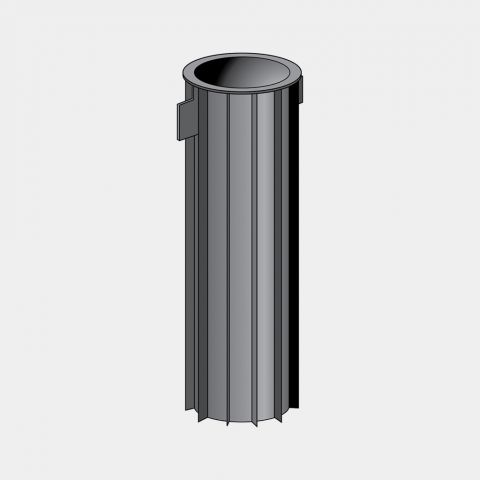 Ijver afvoer 鍔 Binnenhuls voor grondanker, diameter 45mm - Black | Brabantia