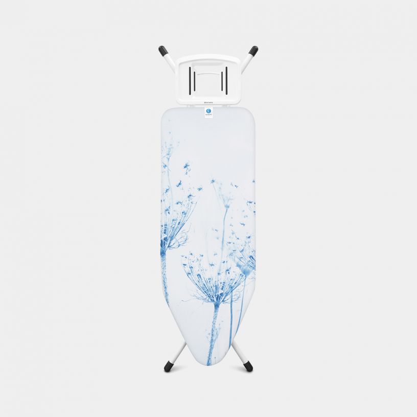 Ironing Board C, 124x45 cm, Solid Steam Iron Rest Cotton Flower