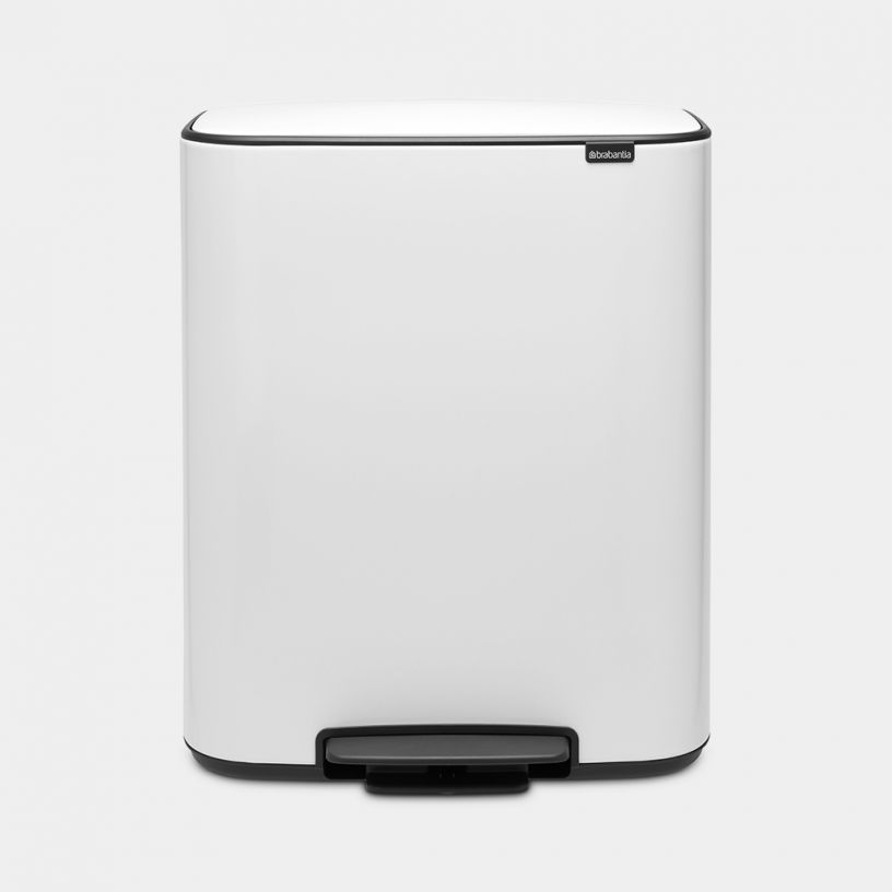 Bo Pedal Bin 60 litre White Brabantia