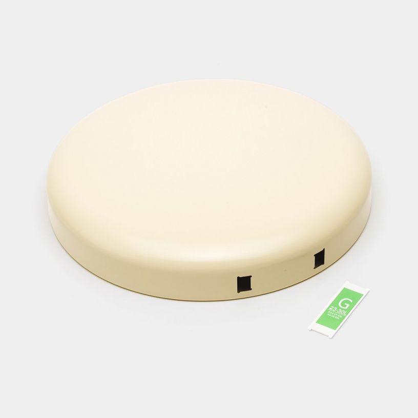 Lid NewIcon Pedal Bin, 30 litre Almond Brabantia