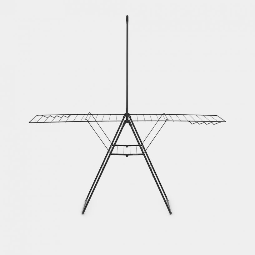 HangOn Drying Rack 25 metres with rod Matt Black Brabantia