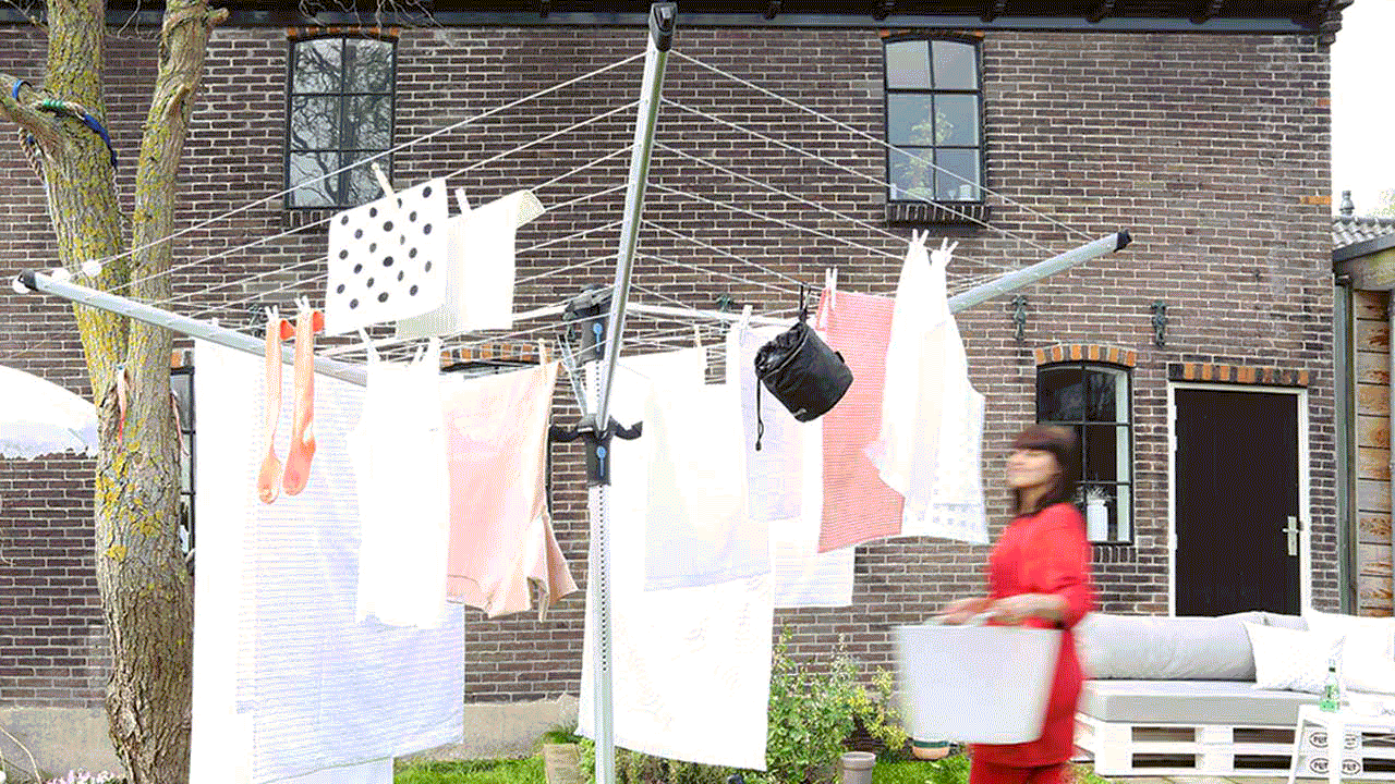 Rotary LiftOMatic, 50 metre with Metal Ground Spike, 45mm diameter a