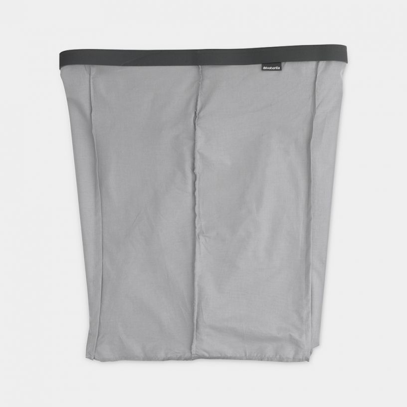 Bo Laundry Bin Bag, 2 x 45 litre Grey Brabantia