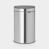 Touch Bin New Recycle 23 + 10 litri - Matt Steel