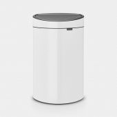 Touch Bin New 40 litres - White