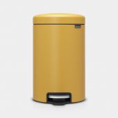 Cubo pedal newIcon 12 litros - Mineral Mustard Yellow