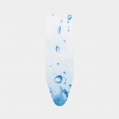 Housse de table à repasser taille A 110 x 30 cm, set complet - Ice Water