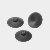 Suction Cups for In-Sink Organiser, Set of 3 - Dark Grey - Dark Grey