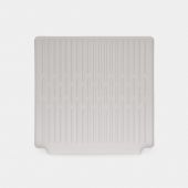 Tray Foldable Dish Drying Rack, Large - Light Grey