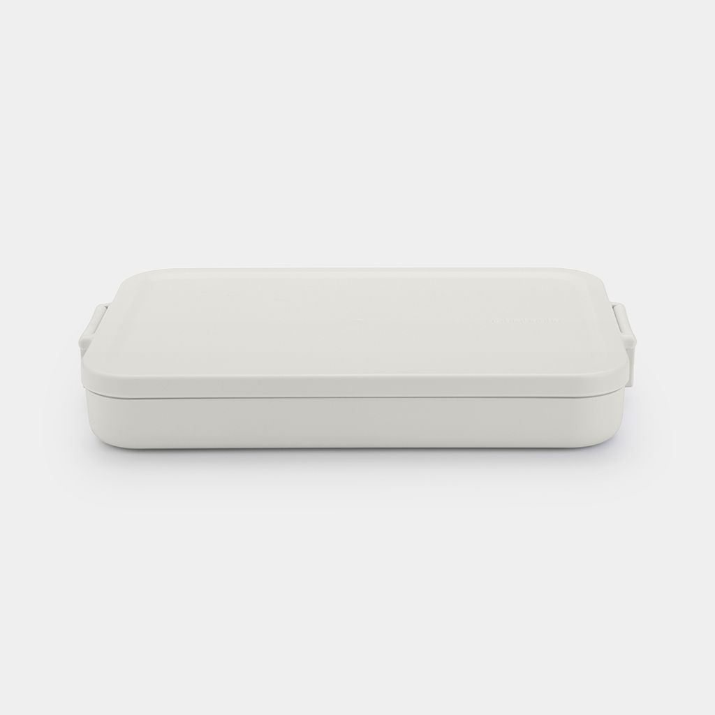 Make & Take Lunchbox Flach, Kunststoff - Light Grey