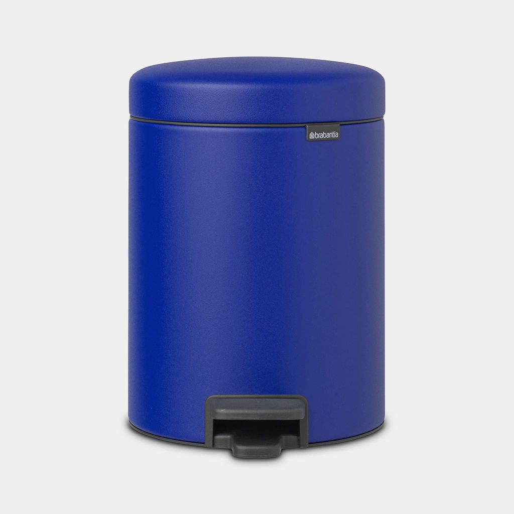 Poubelle à pédale newIcon 5 litres - Mineral Powerful Blue