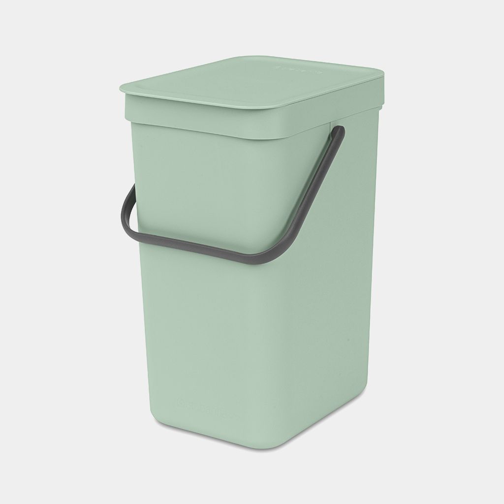Sort & Go Waste Bin 12 litre - Jade Green