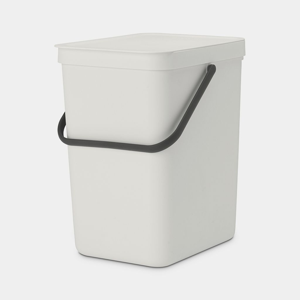 Sort & Go Abfallbehälter 25 liter - Light Grey