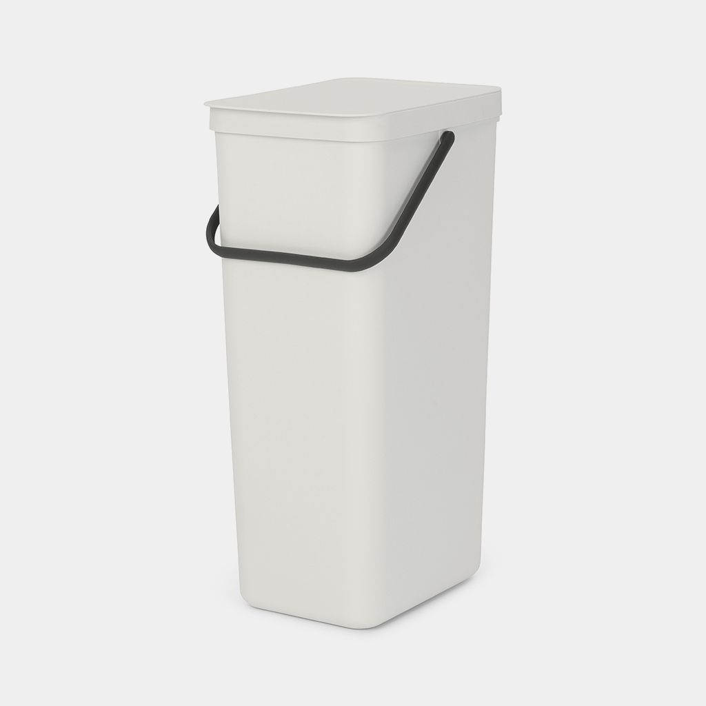 Sort & Go Abfallbehälter 40 Liter - Light Grey