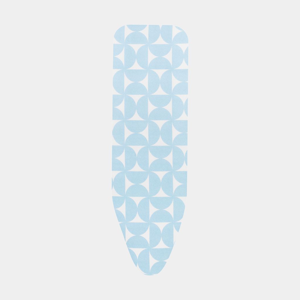 Brabantia Ice Water Size D 135x45cm TopLayer Cotton 2mm Foam Ironing Board Cover 
