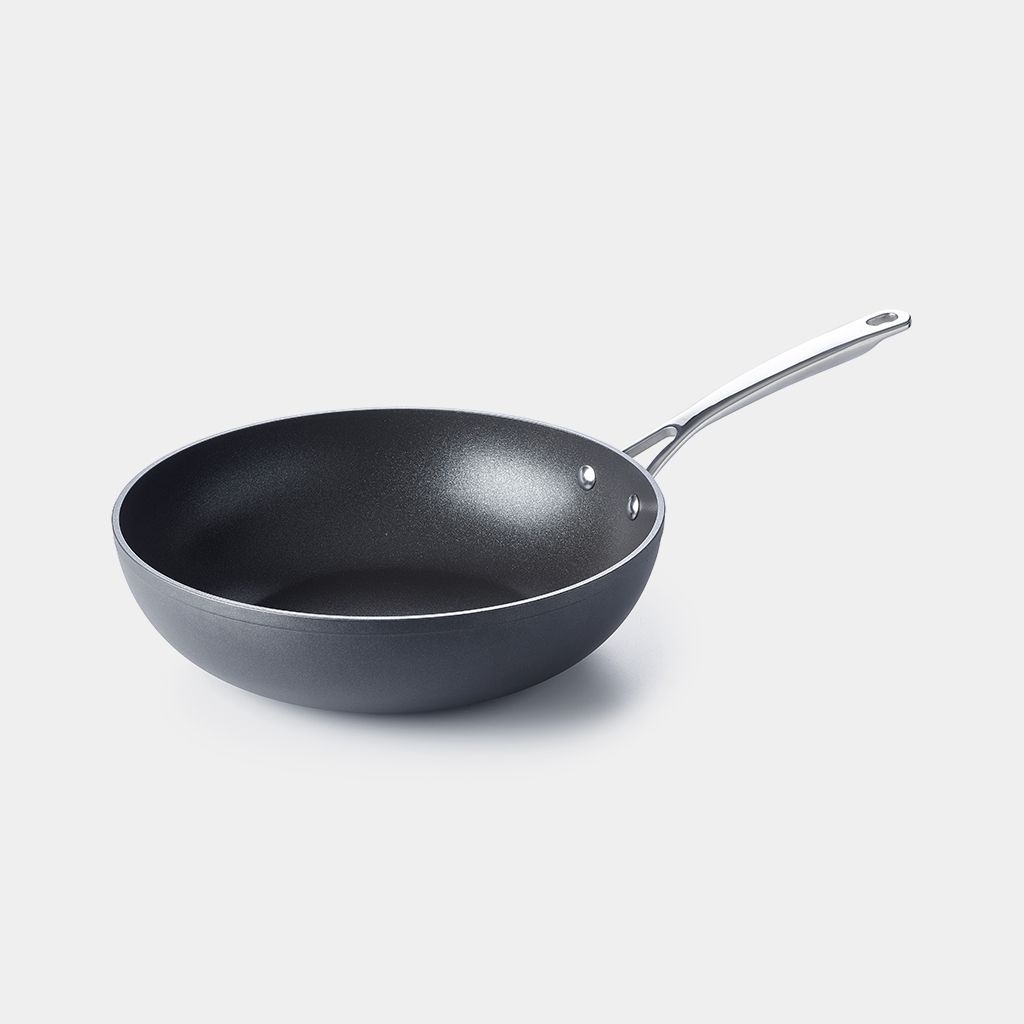 Balance Padella wok 28 cm, antiaderente - Matt Black