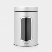 Window Canister 1.4 litre - Metallic Grey